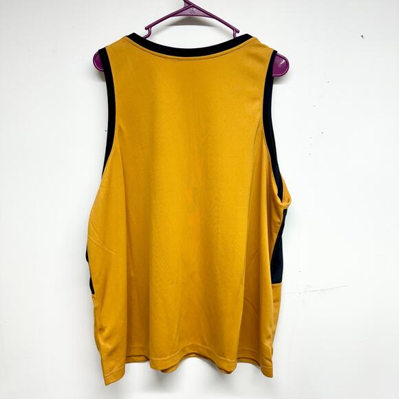 Nike Women Yellow Big Logo Swoosh Fly Dri-FIT Basketball Jersey Tank Size XXL - Picture 3 of 3